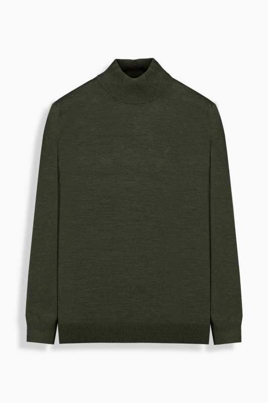 Yarım Balıkçı Haki Triko - INTERVIEW