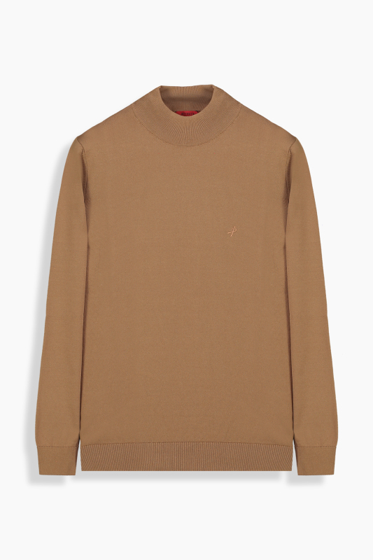 Yarım Balıkçı Mocha Triko 