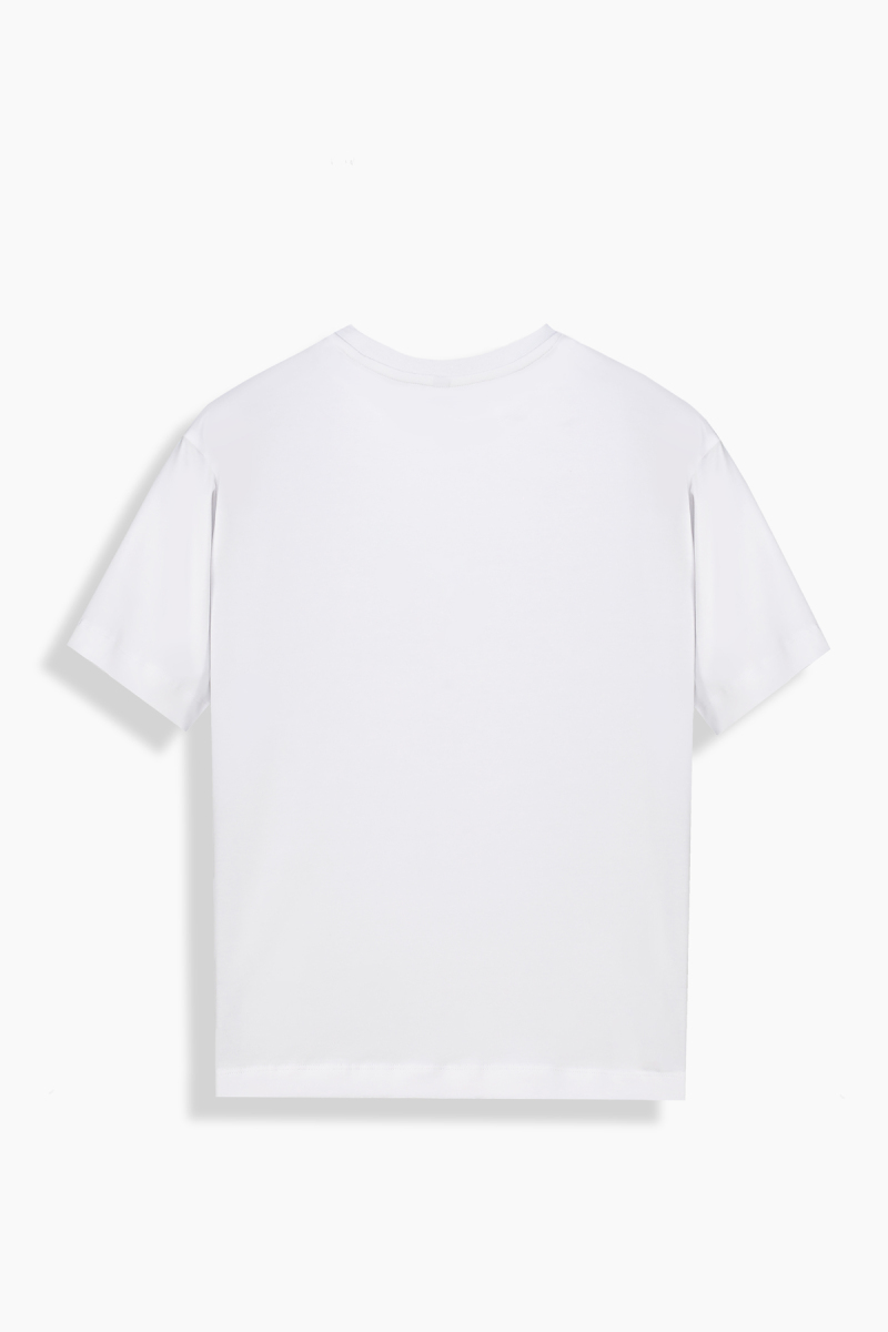 Yengeç Desenli Beyaz Çocuk Tişört - 2