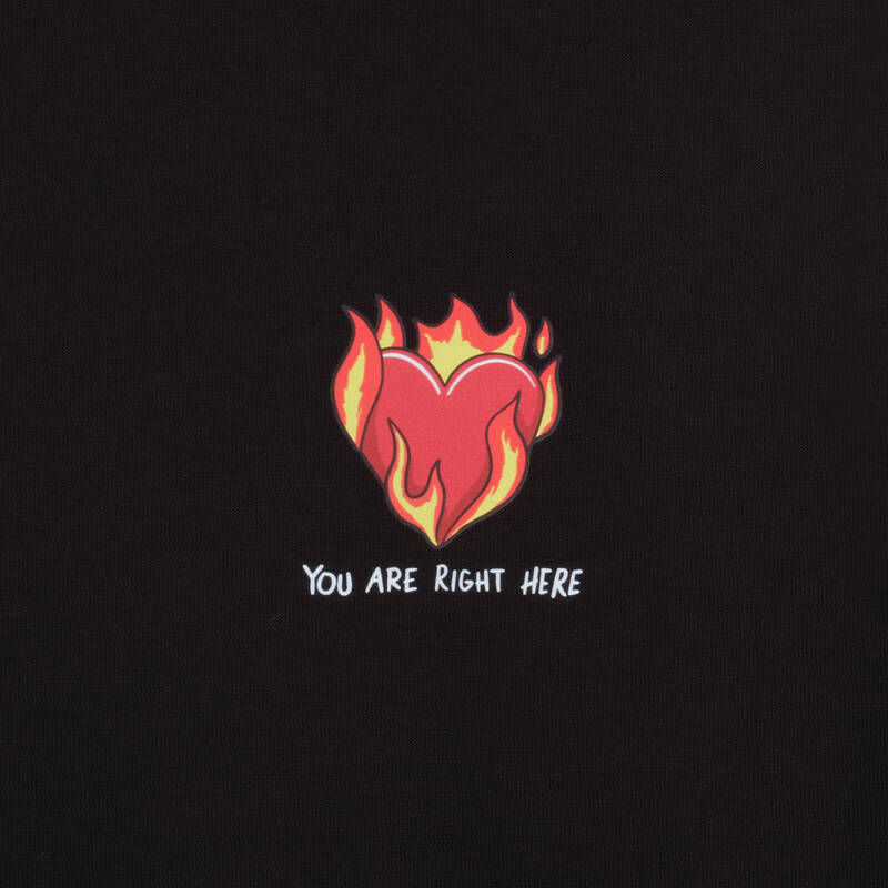 You Are Right Here Siyah Sweatshirt - 4