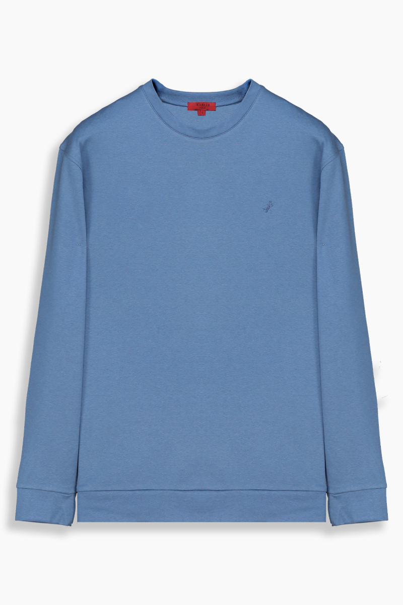 Yuna O Yaka İndigo Mavi Sweatshirt - 1