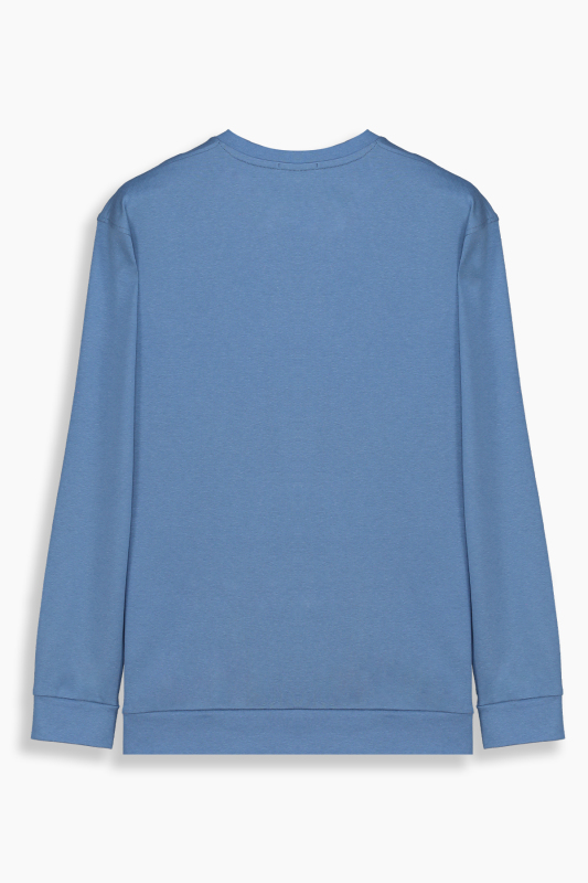 Yuna O Yaka İndigo Mavi Sweatshirt - INTERVIEW