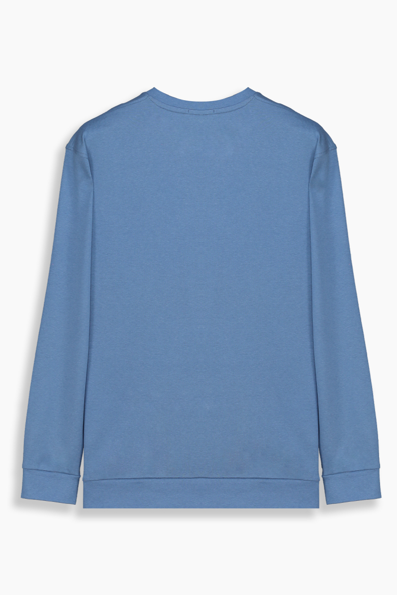 Yuna O Yaka İndigo Mavi Sweatshirt - 2