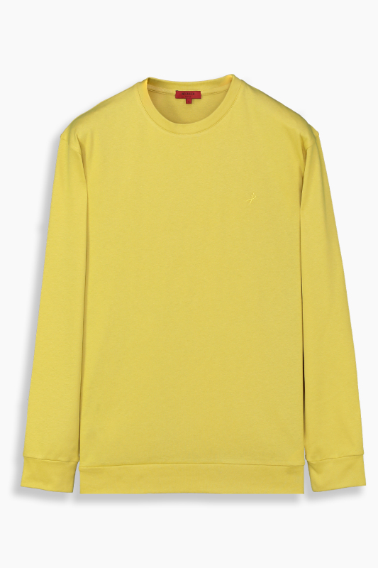 Yuna O Yaka Sarı Sweatshirt 