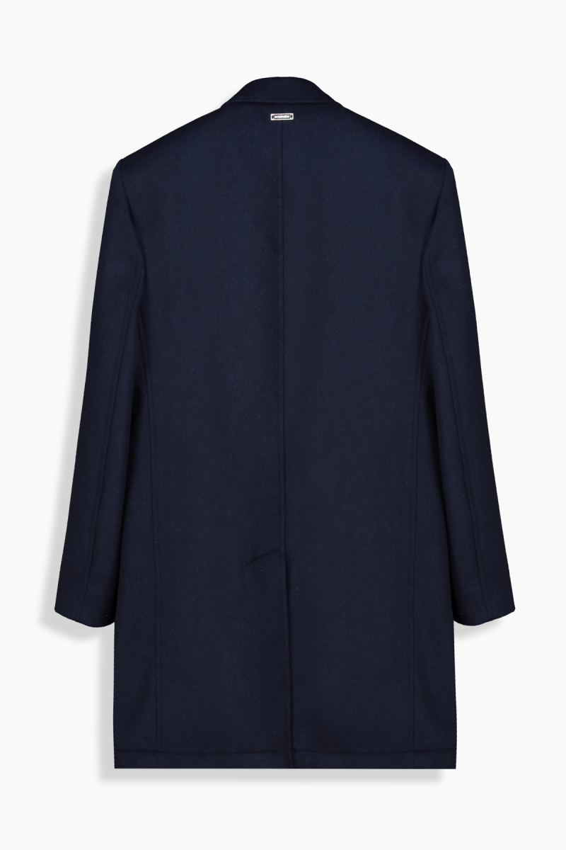 Zaha Lacivert Palto - 2
