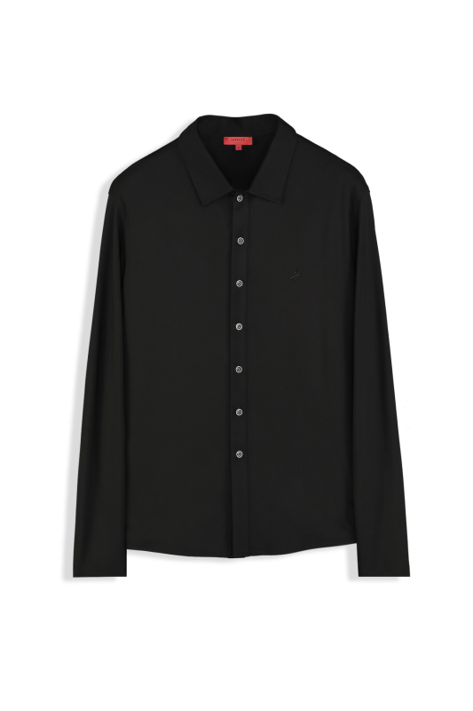 Zemro Yakalı Siyah Sweatshirt 