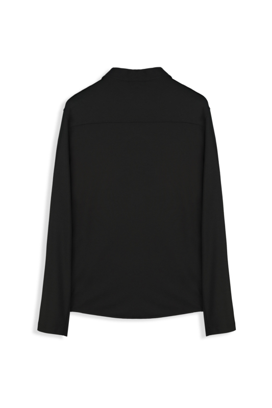 Zemro Yakalı Siyah Sweatshirt - INTERVIEW (1)