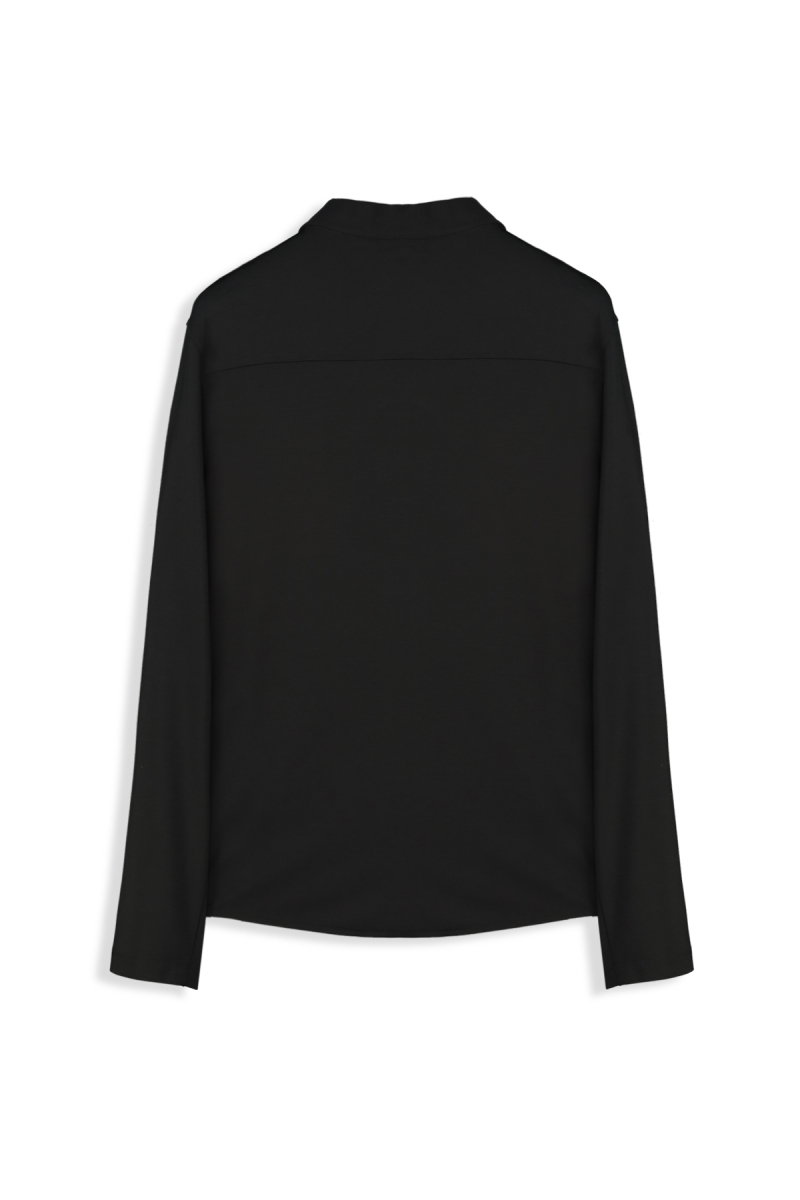 Zemro Yakalı Siyah Sweatshirt - 2