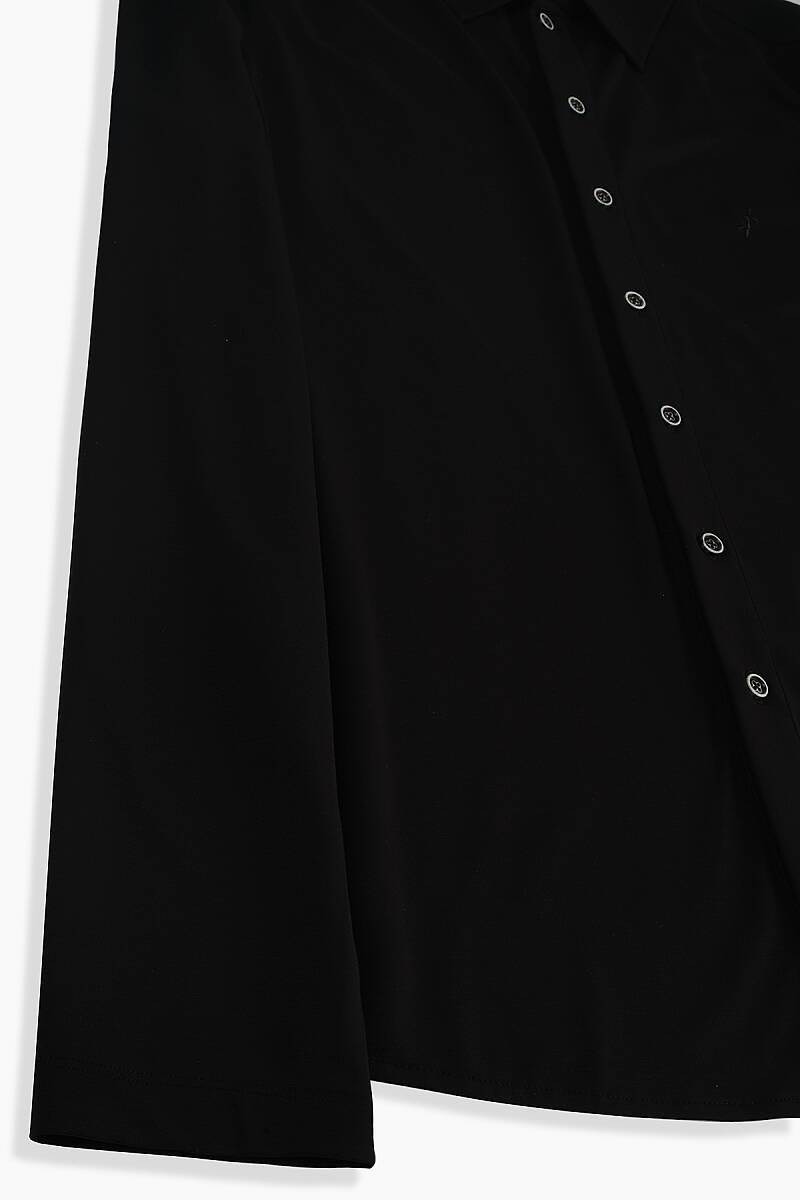 Zemro Yakalı Siyah Sweatshirt - 3