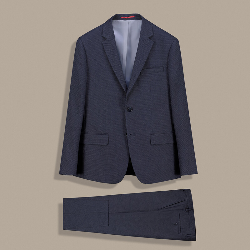 Zeus Ely Ekstra Slim Koyu Lacivert Takım Elbise 