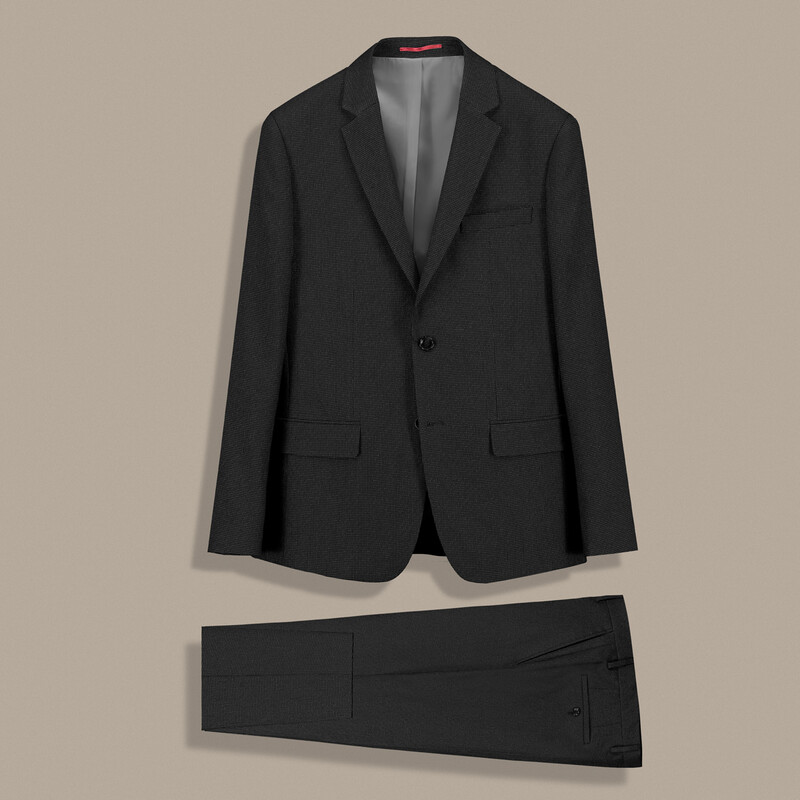 Zeus Ely Ekstra Slim Siyah Takım Elbise - INTERVIEW