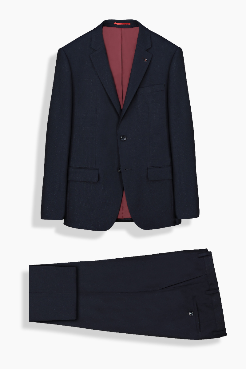 Zeus Resta Slim Fit Lacivert Takım Elbise - 1