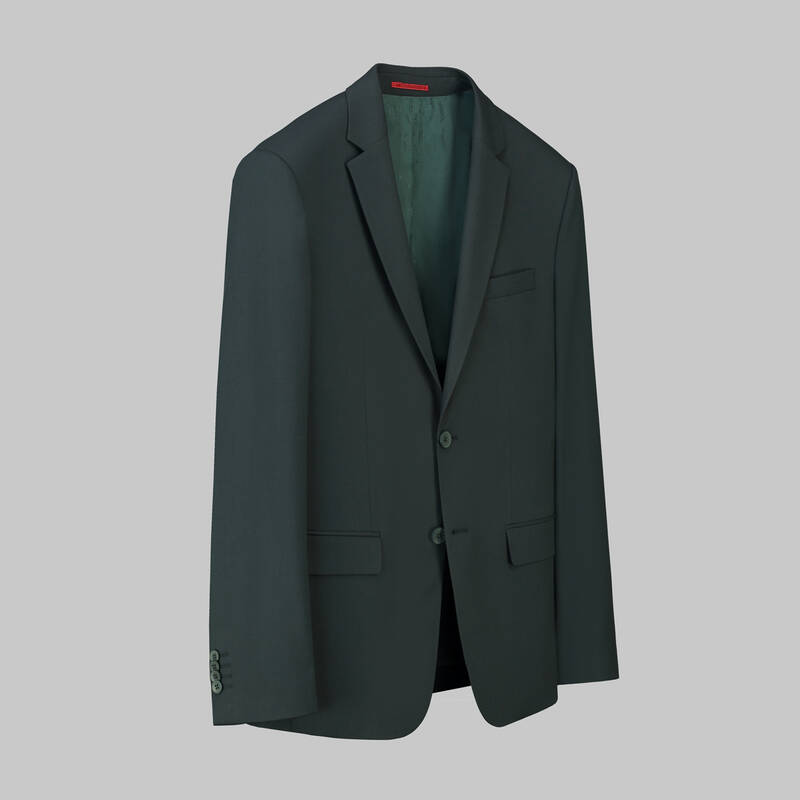 Zeus Siduri Ekstra Slim Koyu Yeşil Takım Elbise - 2